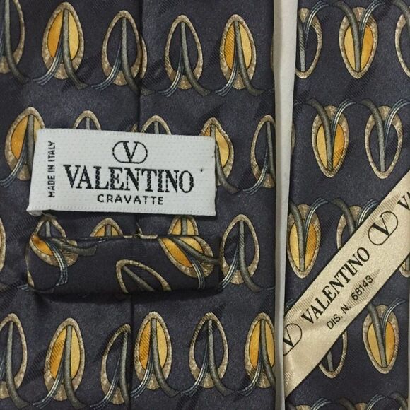 Valentino Cravatte Mens Tie Design #68143 Italy - Picture 4 of 5